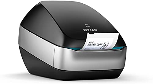 DYMO LabelWriter Wireless Label Printer | Direct Thermal Printer Great for Shipping Warehouse Labels Name Badges Barcodes and More Connect Through Wi-Fi for Home & Office Organization Black