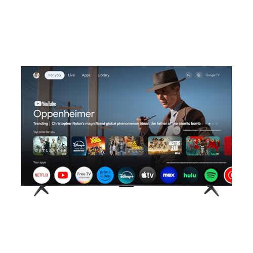 TCL 55-Inch Class QM6K Series QD-Mini LED 4K UHD Google Smart TV Best Value Mini-LED TV - QLED, 144hz, 240hz Gaming Rate, High Contrast Screen, Onkyo Audio, Dolby Atmos (55QM6K, 2025 Model)