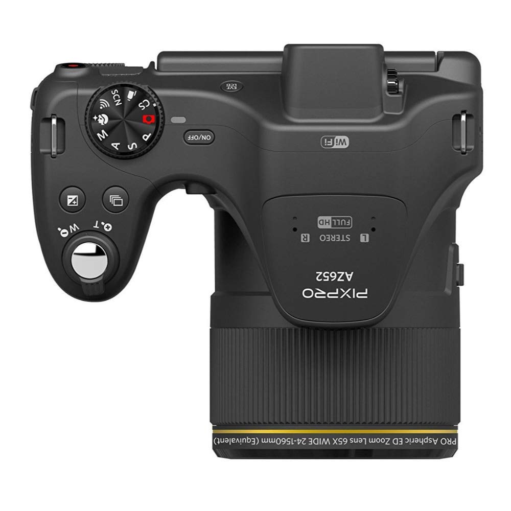 Kodak PIXPRO Astro Zoom AZ652-BK 20MP Digital Camera with 65X Optical Zoom and 3" LCD (Black)