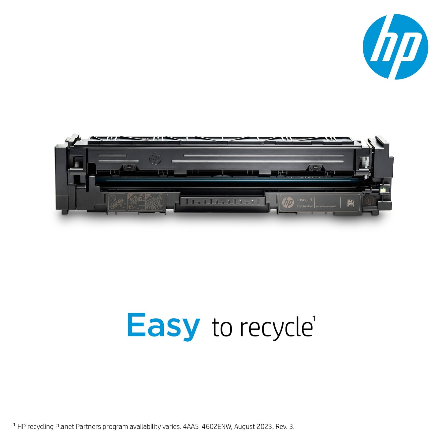 HP 202X Cyan High-yield Toner Cartridge | Works with HP Color LaserJet Pro M254, HP Color LaserJet Pro MFP M281 Series | CF501X