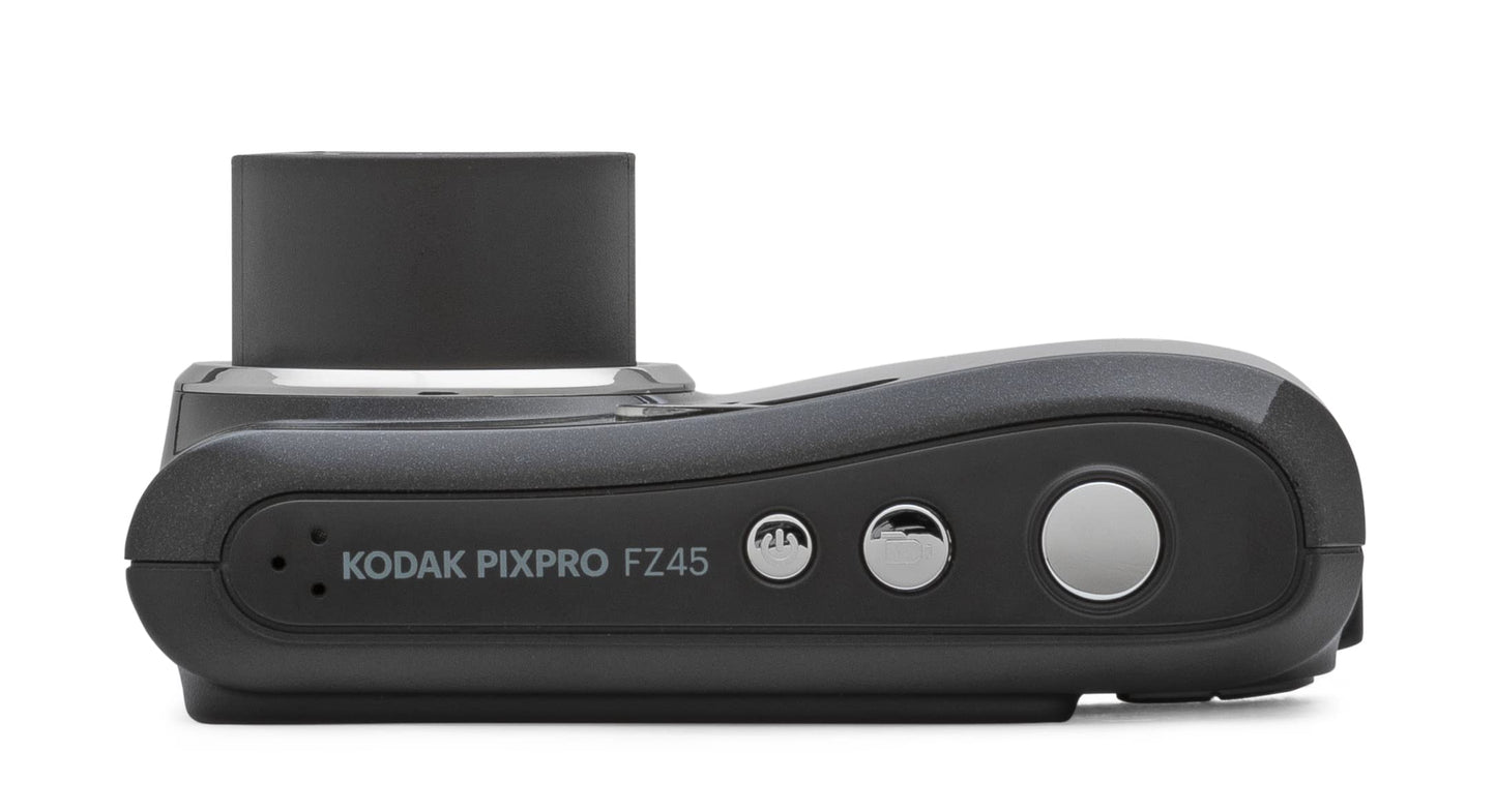 KODAK PIXPRO Friendly Zoom FZ45-BK 16MP Digital Camera with 4X Optical Zoom 27mm Wide Angle and 2.7" LCD Screen (Black)