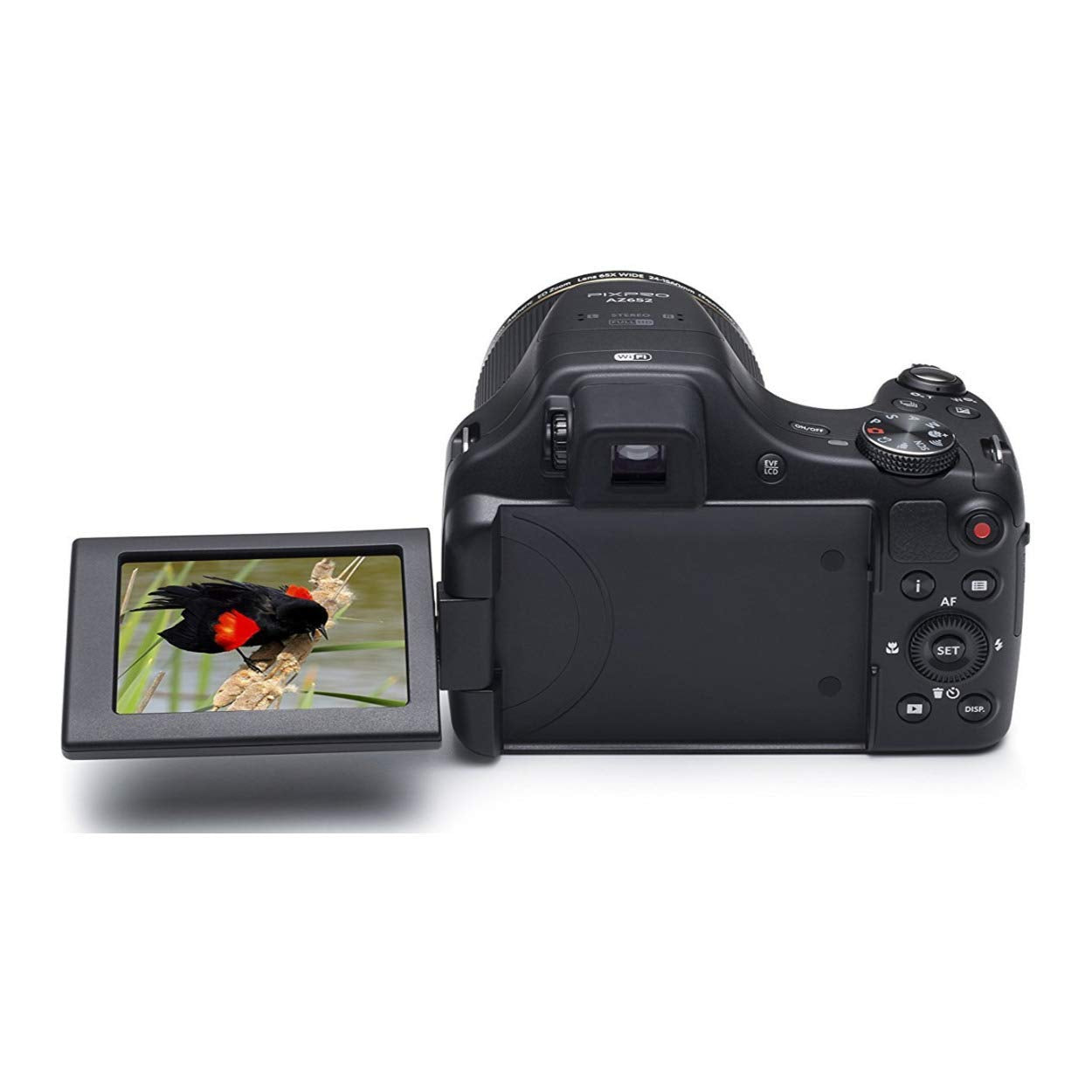 Kodak PIXPRO Astro Zoom AZ652-BK 20MP Digital Camera with 65X Optical Zoom and 3" LCD (Black)