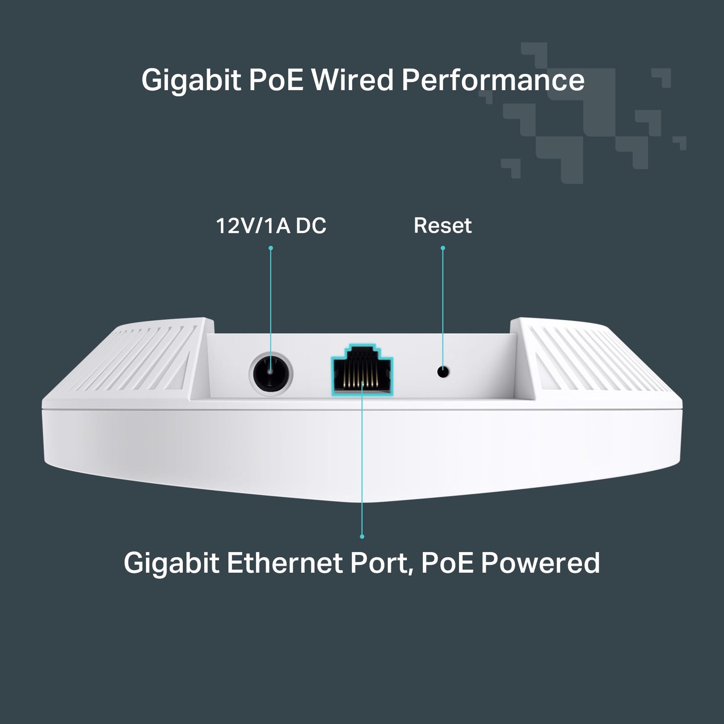 TP-Link Festa F61 Ultra-Slim Wireless Access Point Wi-Fi 6 AX1800 Mesh, Seamless Roaming, MU-MIMO, Self-Organizing Network Free Cloud Management PoE Powered, Does not Work with Omada