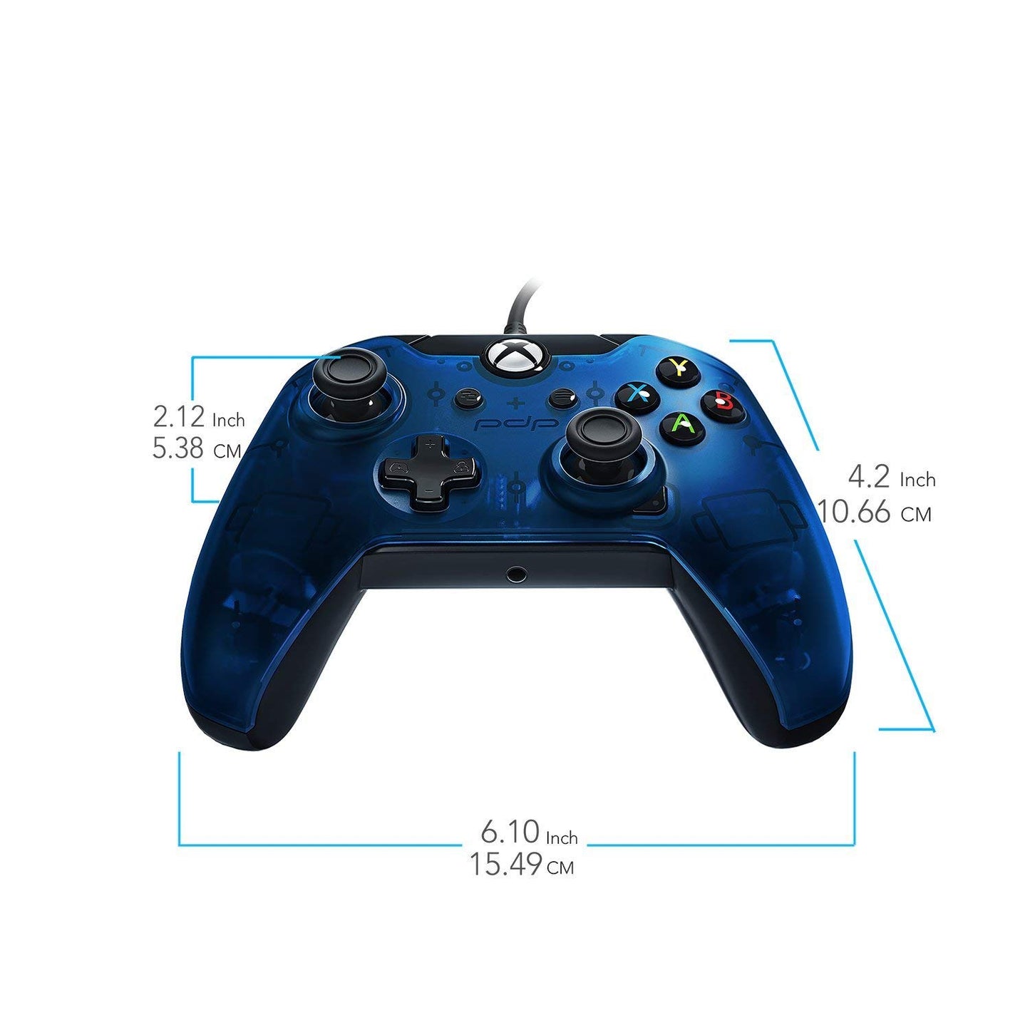 PDP Gaming Wired Controller: Midnight Blue - Xbox One