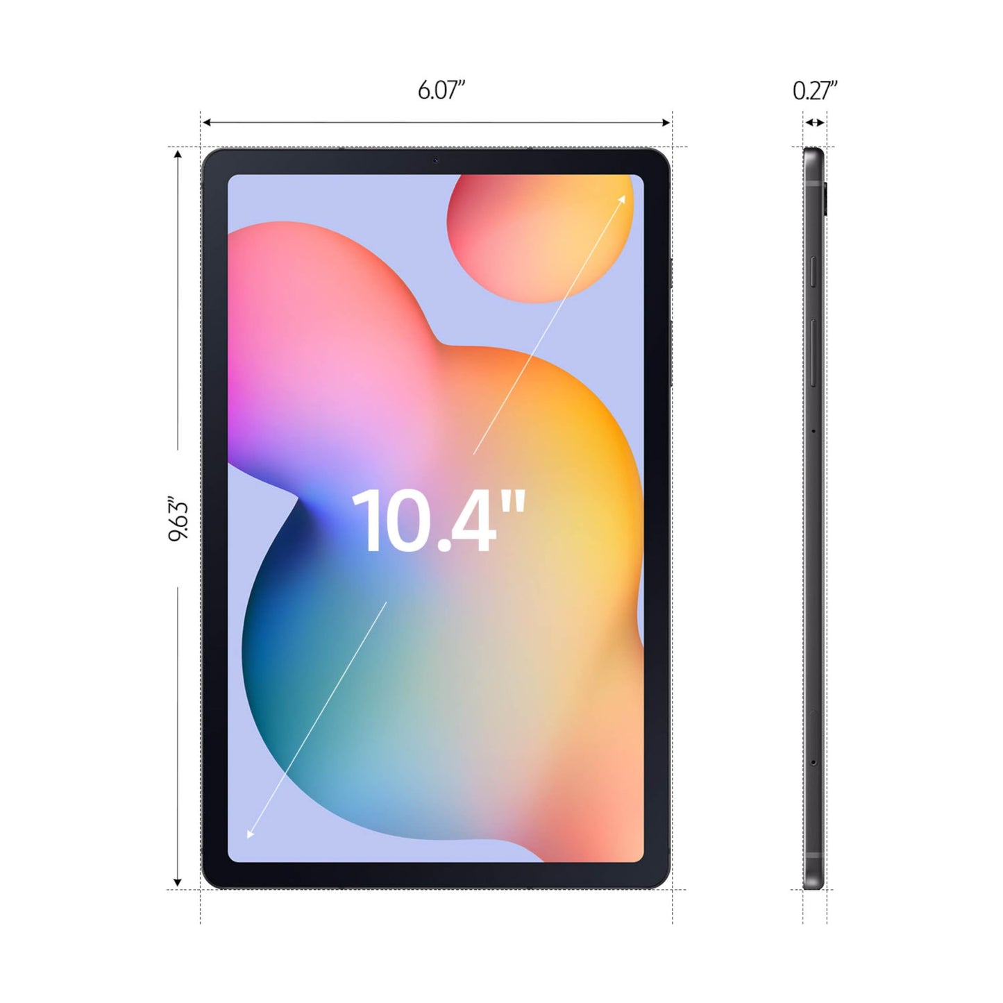 Samsung Galaxy Tab S6 Lite (2024) 10.4" 64GB WiFi Android Student Tablet, S Pen for Note-Taking, Gaming Ready, Long Battery Life, Expandable Storage, US Version, Oxford Gray, Amazon Exclusive