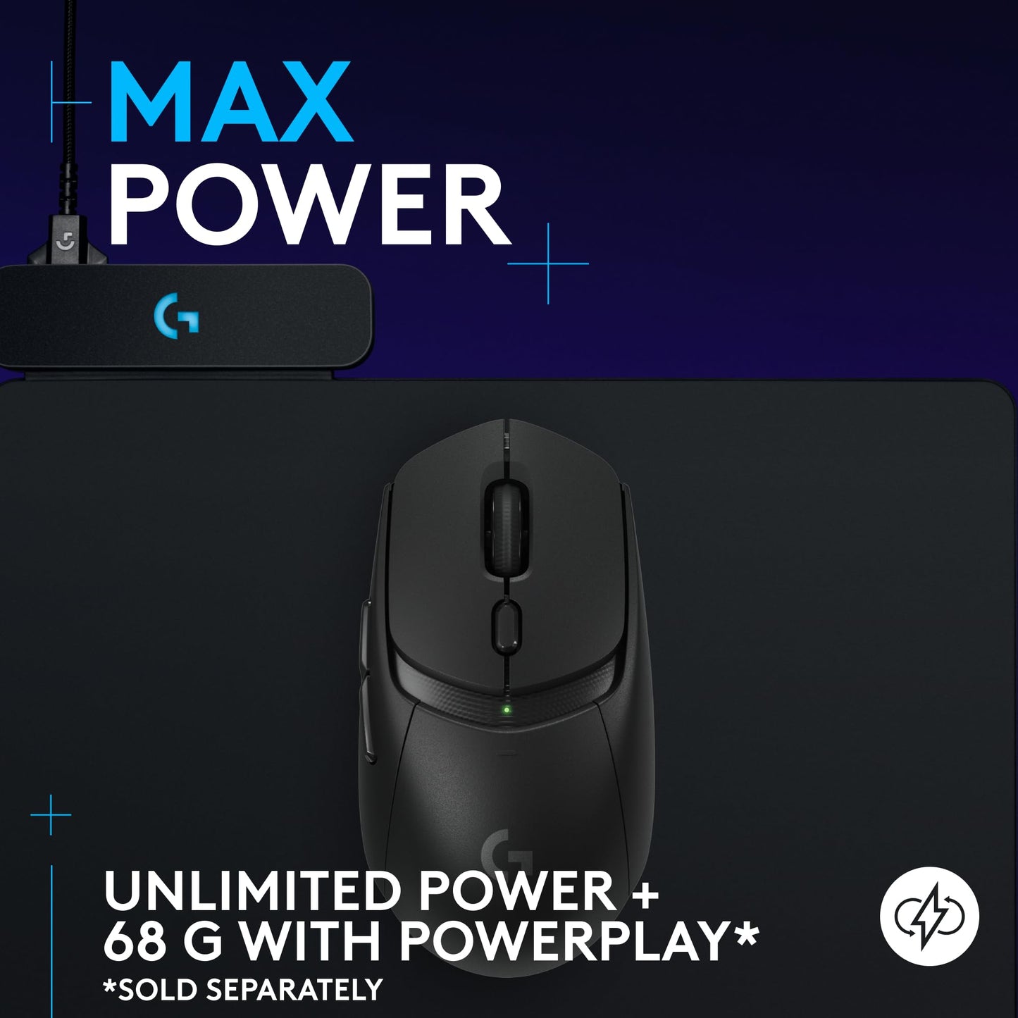 Logitech G309 Lightspeed Wireless Gaming Mouse, Lightweight, LIGHTFORCE Hybrid Switches, Hero 25K Sensor, 86g & 300+ hr Battery Life with AA Battery, 6 Programmable Buttons, PC & Mac - Black