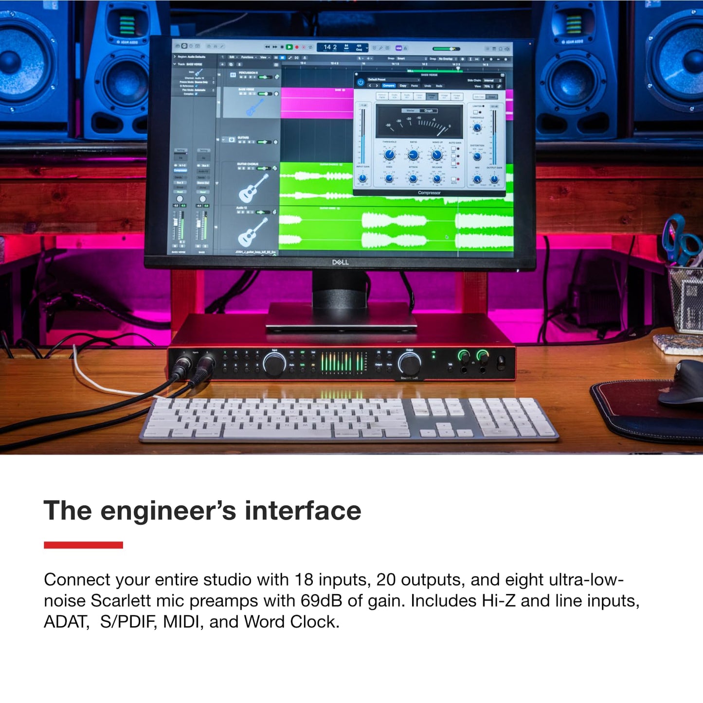 Focusrite Scarlett 18i20 4th Gen USB Audio Interface