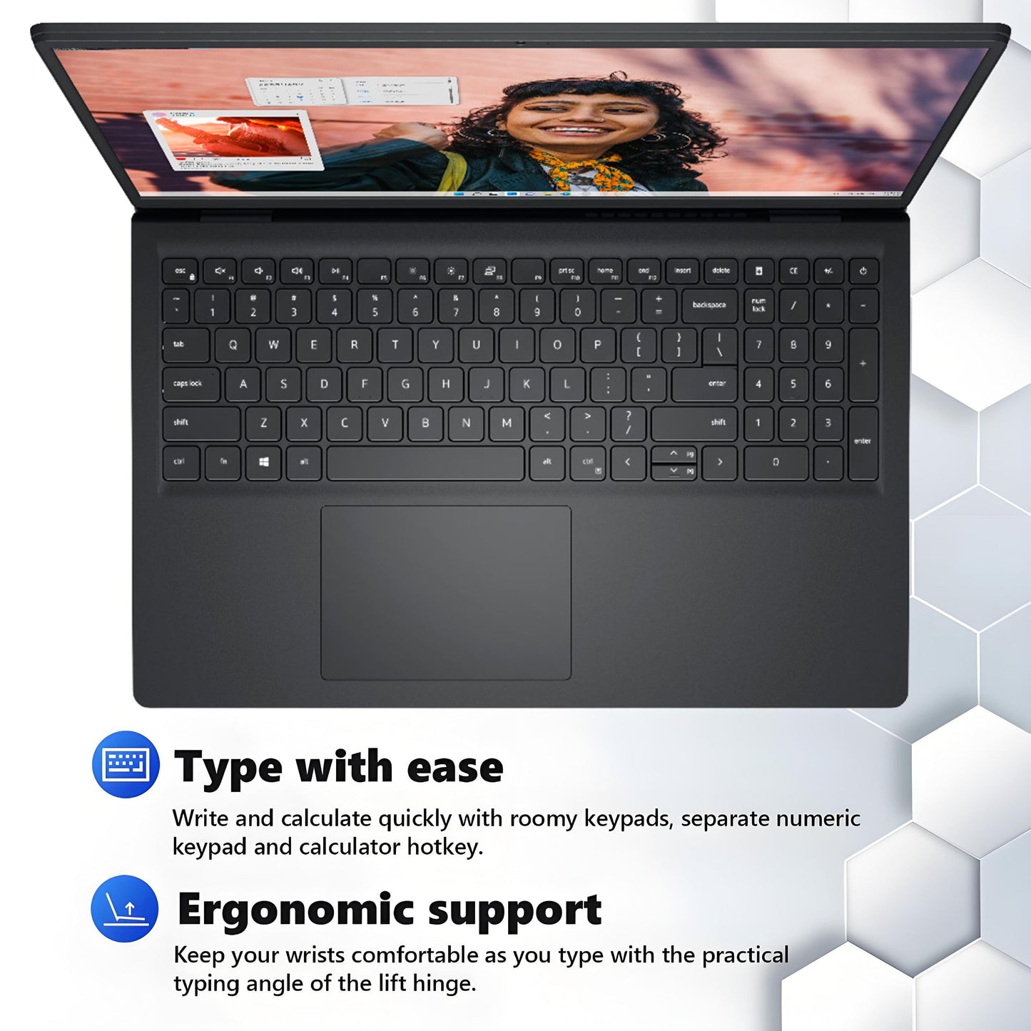 Dell Touchscreen Laptop Computer, Inspiron 15 for College Home Study and Business, Intel i5-1334U (Beat i7-1250U), 15.6" FHD, WiFi 6, Windows 11 Pro S, Type C to RJ45 Cable (32GB RAM, 1TB PCIe SSD)