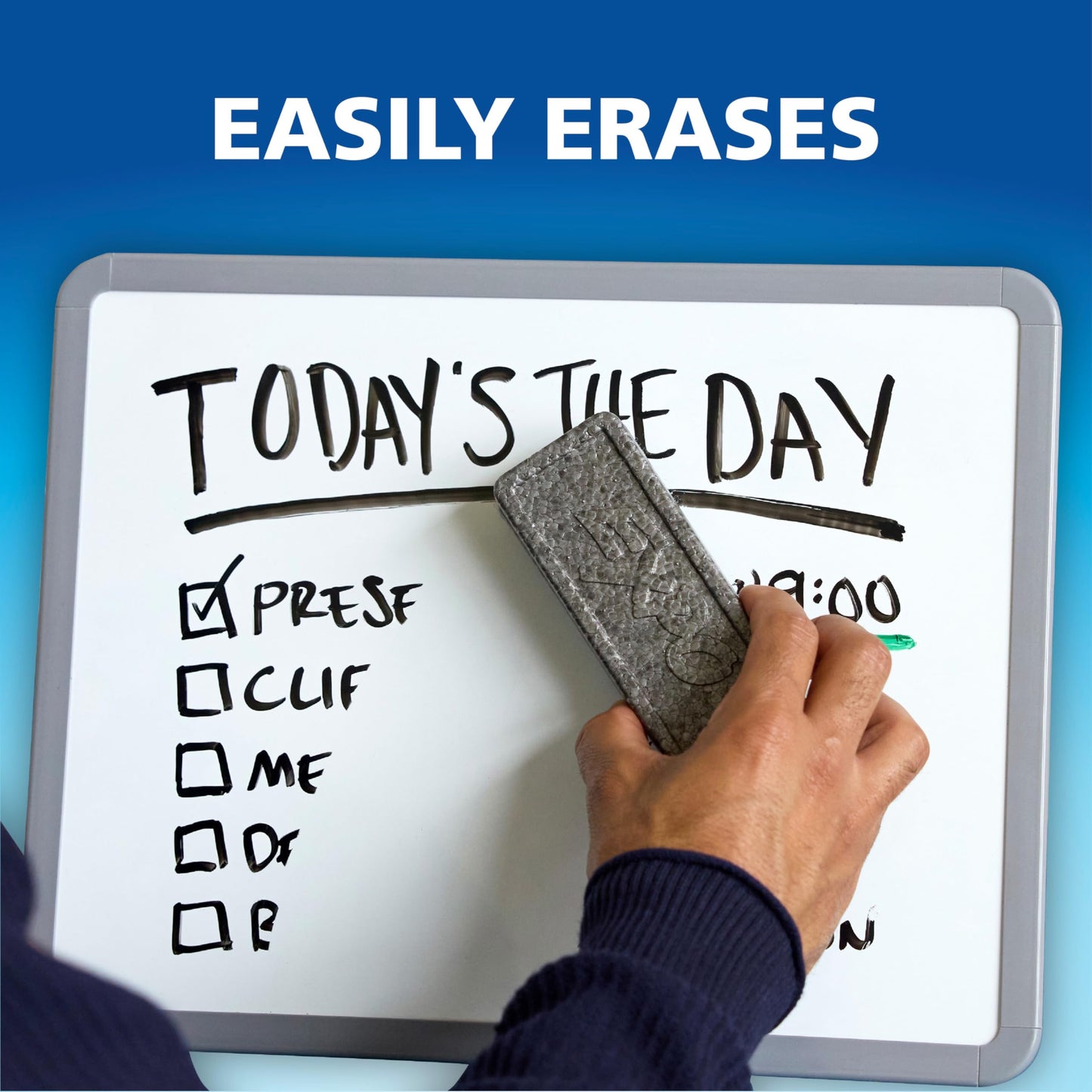 EXPO Dry Erase Markers, Low Odor Ink, Black, Chisel Tip, 40 Count