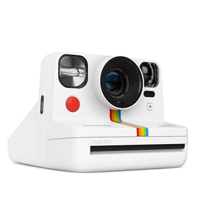 Polaroid Now+ 2nd Generation I-Type Instant Film Bluetooth Connected App Controlled Camera - White (9077)