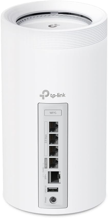 TP-Link 𝐃𝐞𝐜𝐨 BE75 BE17000 Tri-Band WiFi 7 Mesh System - 8-Stream, 17 Gbps, 200+ Device Connect, 10 Gbps Wired, AI Roaming, Google/Alexa, HomeShield 2-Pack