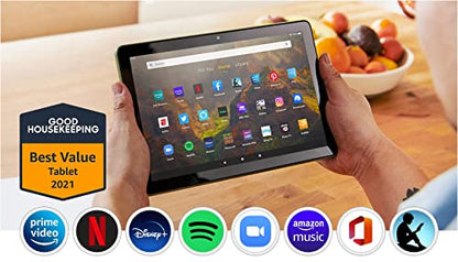 Amazon Fire HD 10 tablet, 10.1", 1080p Full HD, 32 GB, (2021 release), Black