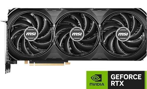 MSI GeForce RTX 4070 Ti Super 16G Ventus 3X Black OC Graphics Card (NVIDIA RTX 4070 Ti Super, 256-Bit, Extreme Clock: 2655 MHz, 16GB GDRR6X 21Gbps, HDMI/DP, Ada Lovelace Architecture)