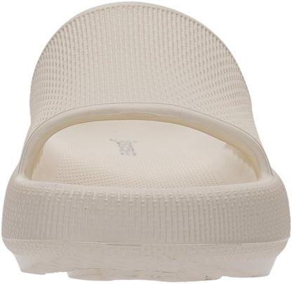 Joomra House Slippers for Women Mens Foam Pillow Shower Bath Bathroom Home Platform Sandals Slipers Cushion Cloud Slides for Ladies Female Male Sandles Beige 39-40