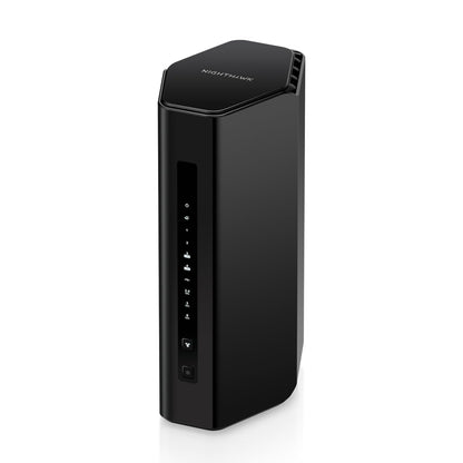 NETGEAR Nighthawk Tri-Band WiFi 7 Router (RS300) - Security Features, BE9300 Wireless Speed (up to 9.3 Gbps) - Covers up to 2,500 sq. ft., 100 Devices - 2.5 Gig Internet Port - Free Expert Help