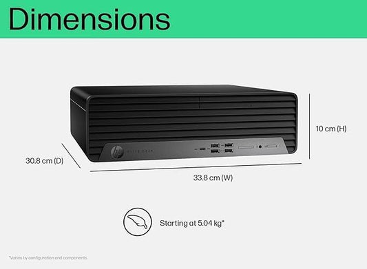 HP Elite Desk SFF 600 G9 Business Desktop Computer, 13th Gen Intel 16-Core i7-13700 Processor, 32GB DDR5 RAM, 1TB PCIe SSD, Small Form Factor, Wi-Fi, Type-C, DisplayPorts, HDMI, Windows 11 Pro