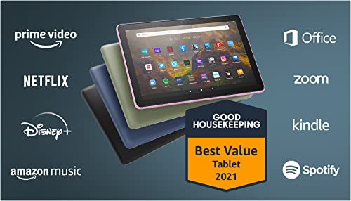 Amazon Fire HD 10 tablet, 10.1", 1080p Full HD, 32 GB, (2021 release), Black