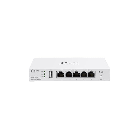 TP-Link Festa FR205, Multi-WAN Wired Router, Up to 3 Gigabit WAN Ports & One USB WAN, Self-Organizing Network, Free Cloud, Load Balance, OpenVPN/IPSec/PPTP/L2TP VPN, Does not Work with Omada