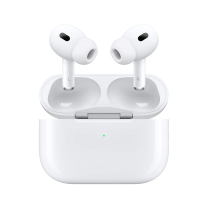 Apple AirPods Pro (2nd Gen) Wireless Earbuds, Up to 2X More Active Noise Cancelling, Adaptive Transparency, Personalized Spatial Audio MagSafe Charging Case (Lightning) Bluetooth Headphones for iPhone