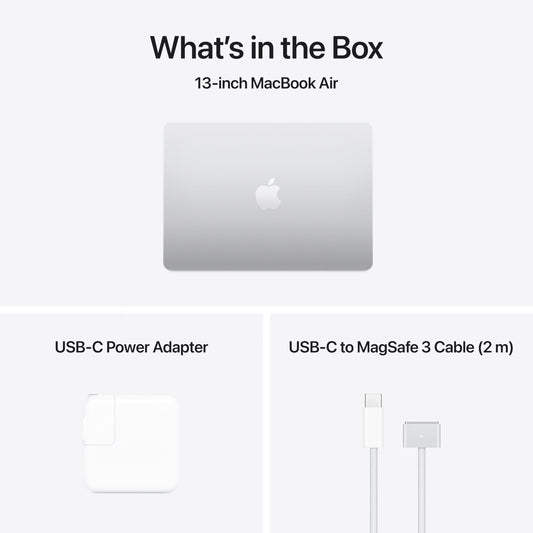 Apple 2025 MacBook Air 13-inch Laptop with M4 chip: Built for Apple Intelligence, 13.6-inch Liquid Retina Display, 16GB Unified Memory, 256GB SSD Storage, 12MP Center Stage Camera, Touch ID; Silver