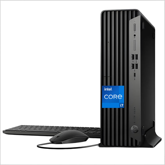 HP Elite Desk SFF 600 G9 Business Desktop Computer, 13th Gen Intel 16-Core i7-13700 Processor, 32GB DDR5 RAM, 1TB PCIe SSD, Small Form Factor, Wi-Fi, Type-C, DisplayPorts, HDMI, Windows 11 Pro