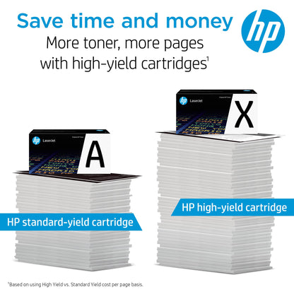HP 202X Cyan High-yield Toner Cartridge | Works with HP Color LaserJet Pro M254, HP Color LaserJet Pro MFP M281 Series | CF501X