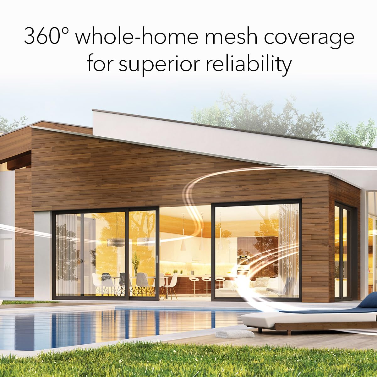 NETGEAR Orbi 770 Series Tri-Band WiFi 7 Mesh Network System (RBE773) - Router + 2 Satellite Extenders, Security Features, Up to 11Gbps, Covers up to 8,000 sq. ft., 100 Devices, 2.5 Gig Internet Port
