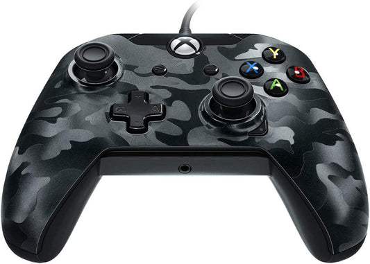 PDP Gaming Wired Controller: Phantom Black - Xbox One