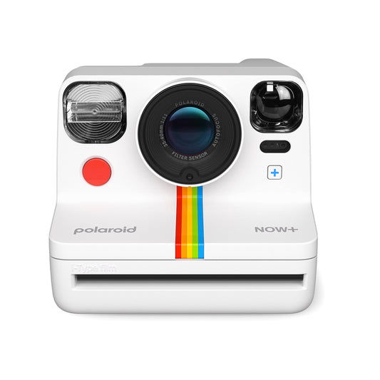 Polaroid Now+ 2nd Generation I-Type Instant Film Bluetooth Connected App Controlled Camera - White (9077)