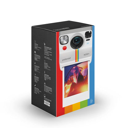 Polaroid Now+ 2nd Generation I-Type Instant Film Bluetooth Connected App Controlled Camera - White (9077)