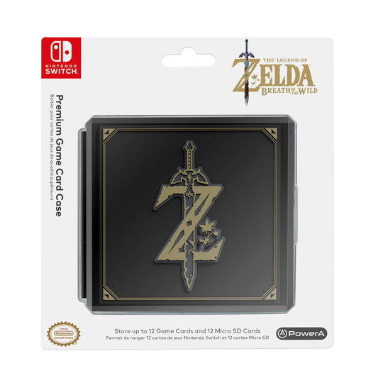 PowerA Premium Game Card Case - Zelda: Breath of The Wild "Z" Symbol - Nintendo Switch