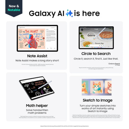 Samsung Galaxy Tab S10+ Plus 12.4” 256GB Android Tablet, Galaxy AI Tools, Circle to Search, AMOLED 2X Display, Long Battery Life, Durable Design, S Pen for Note-Taking, US Version, Moonstone Gray