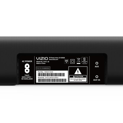 VIZIO V-Series 2.0 Compact Sound Bar with Dolby Audio, DTS:X, Bluetooth V20x-J8