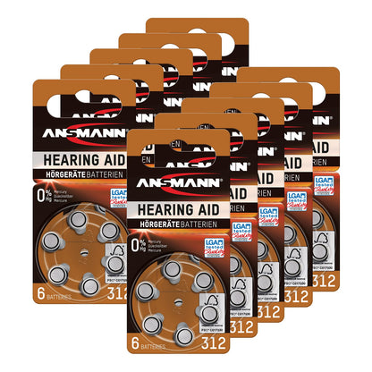 Ansmann Hearing Aid Battery Size 312 Hearing Aid Battery (5013233-590)