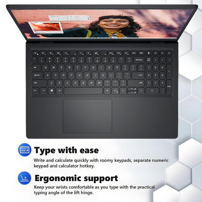Dell Touchscreen Laptop Computer, Inspiron 15 for College Home Study and Business, Intel i5-1334U (Beat i7-1250U), 15.6" FHD, WiFi 6, Windows 11 Pro S, Type C to RJ45 Cable (32GB RAM, 1TB PCIe SSD)