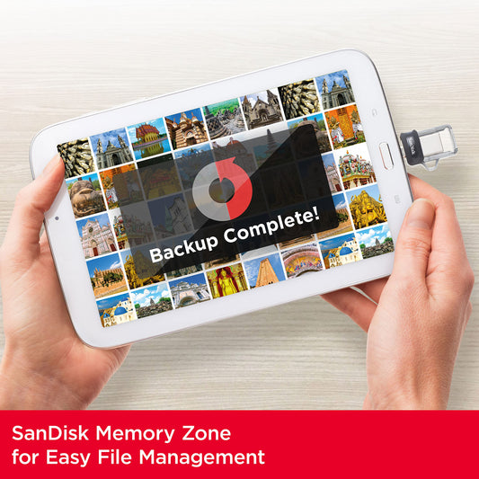 SanDisk 256GB Ultra Dual Drive m3.0, microUSB and USB Type-A, High-speed USB 3.0, Retractable design for Android Devices and Computers - SDDD3-256G-G46